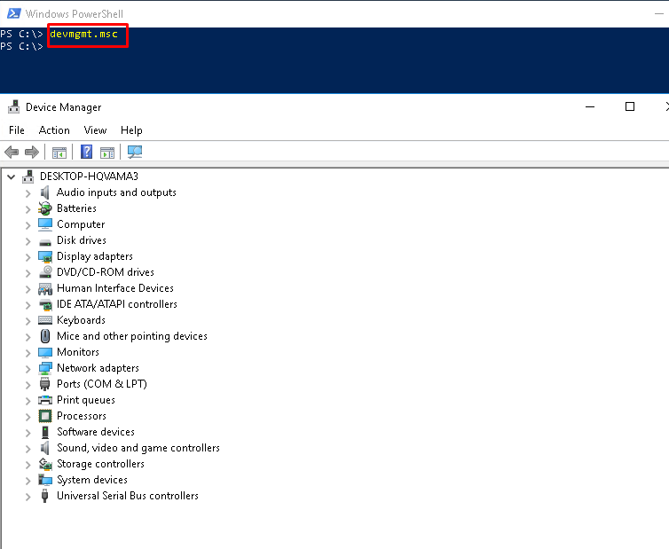 Open From PowerShell