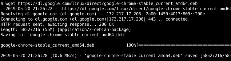 Install Google Chrome From Downloaded Deb Package