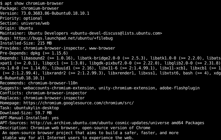 Install Google Chrome From Ubuntu Repository with Apt Command Line