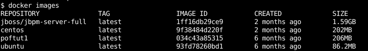 List Docker Images