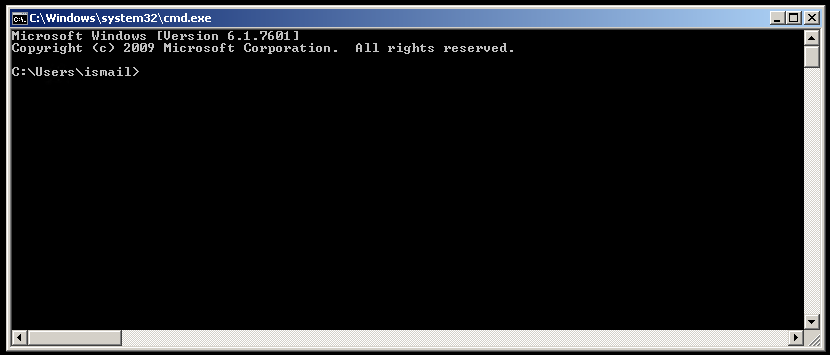 MS-DOS Command Prompt