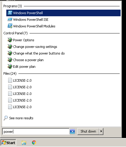 Open PowerShell From Start Menu