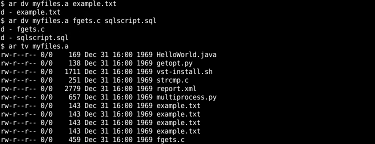 图片[8]-Linux-ar命令教程及存档示例-yiteyi-C++库