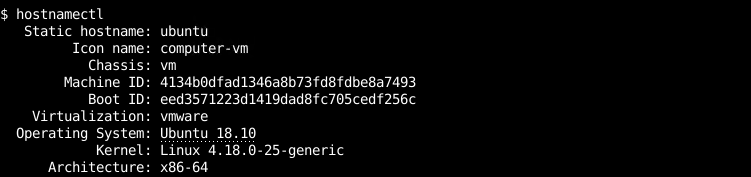 hostnamectl Command