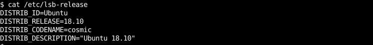 Display lsb-release File