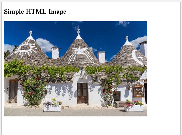 Add Simple Image with src Attribute