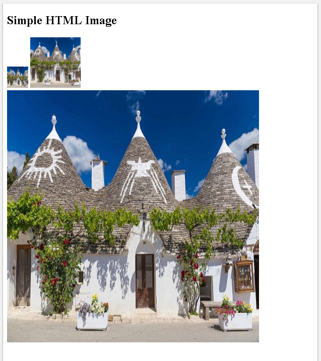 Resize or Set Size For Image with style, width, height Attribute