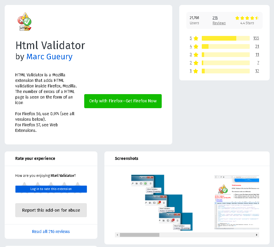 HTML Validator (Firefox Plugin)