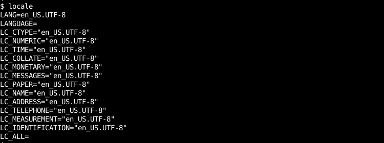 如何在Linux中设置Locale？-yiteyi-C++库