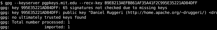 Add Public Key Server