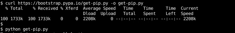 Install Pip with get-pip.py On MacOS