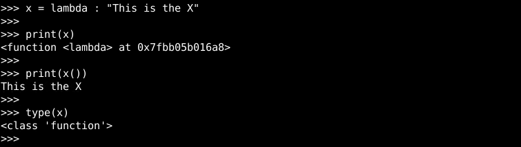 Lambda without Argument