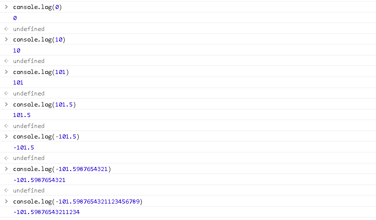 Print Number/Integer To The JavaScript Console