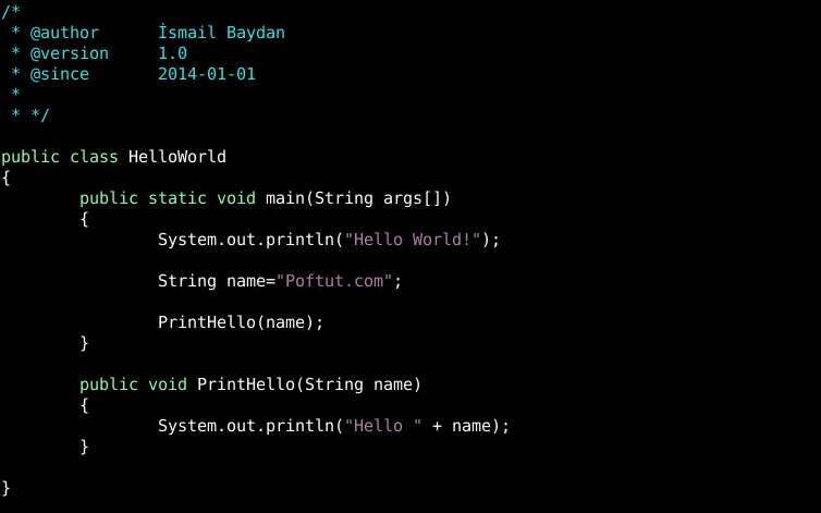 Set Author Name, Version, Release Date