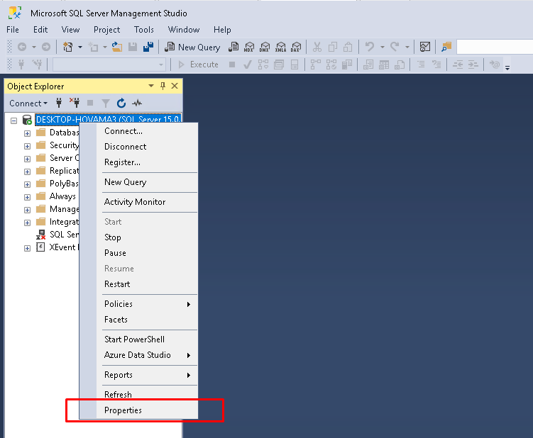 How To Find MS SQL Server Version From GUI