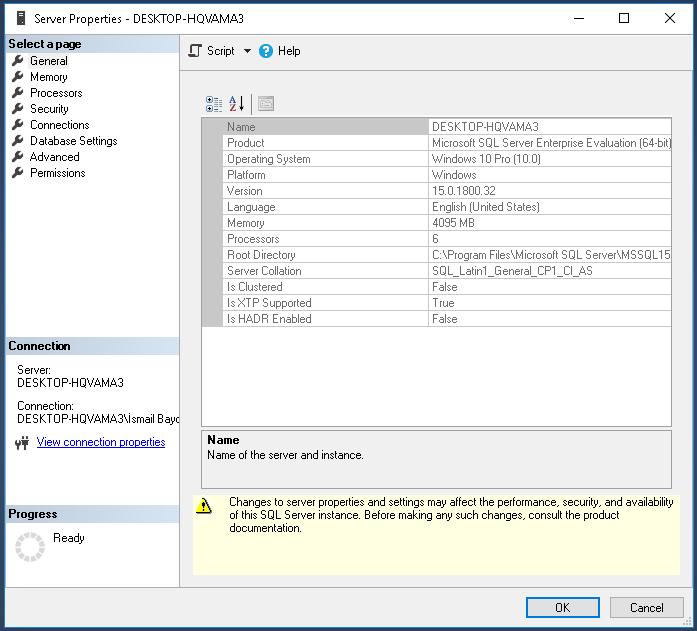 How To Find MS SQL Server Version From GUI