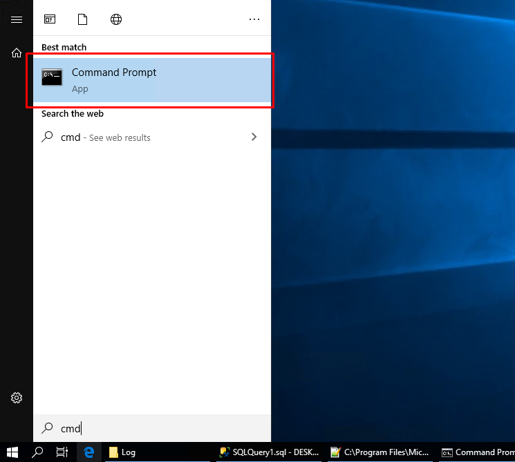 Start MS-DOS From Start Menu