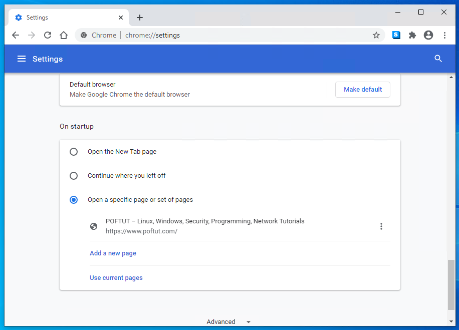 图片[5]-如何在googlechrome浏览器中更改/设置主页和起始页？-yiteyi-C++库