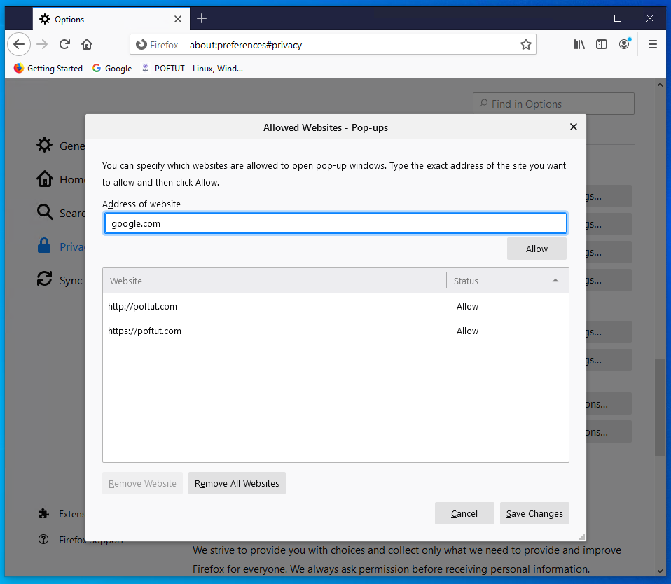 图片[7]-如何为所有浏览器禁用Chrome、Firefox、Edge、Opera、Safari上的弹出窗口阻止程序？-yiteyi-C++库
