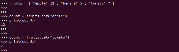 Python Dictionary get（）方法教程-yiteyi-C++库