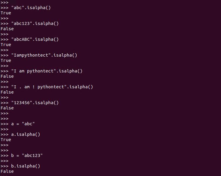 Python String isalpha（）方法教程-yiteyi-C++库