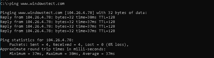 图片[4]-如何在Windows MS-DOS（cmd.exe）中使用ping？-yiteyi-C++库