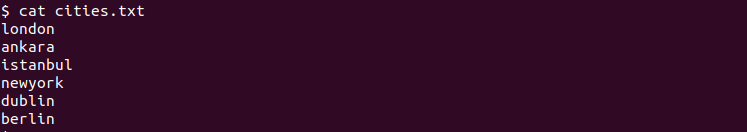 Linux Bash排序命令教程-yiteyi-C++库