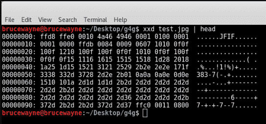 jpeg magic numbers