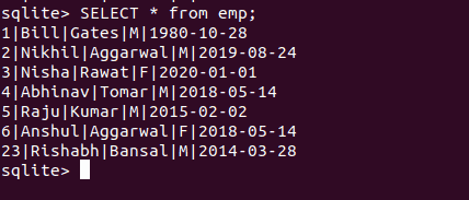 insert into table python sqlite3