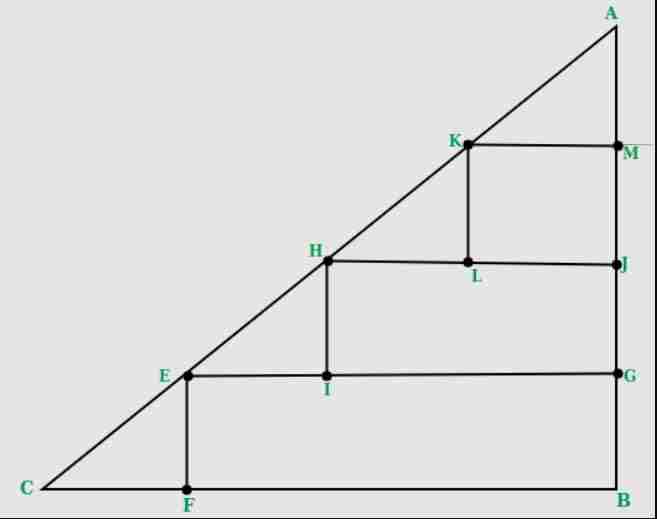 直角等腰三角形内可容纳的最大2×2正方形数-yiteyi-C++库