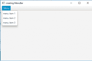 JavaFX |菜单栏和菜单-yiteyi-C++库