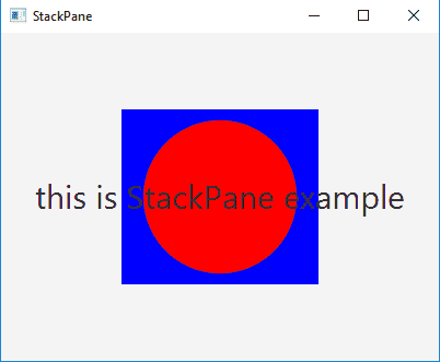 JavaFX | StackPane类-yiteyi-C++库