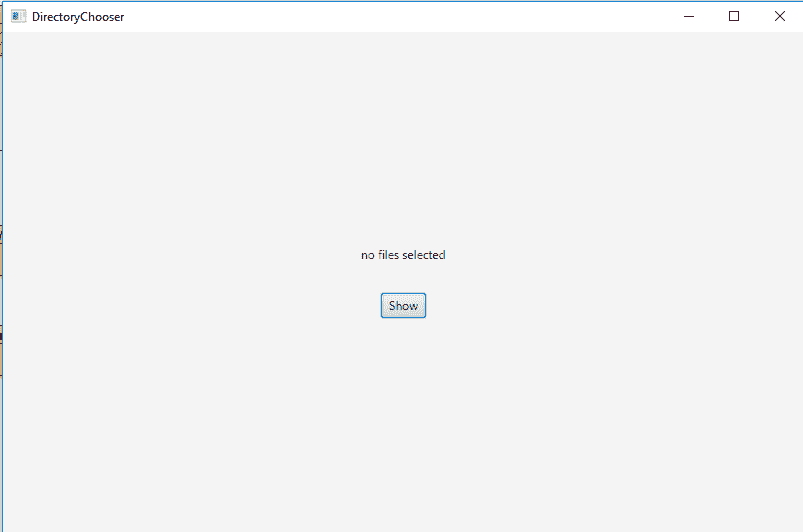 JavaFX | DirectoryChooser类-yiteyi-C++库