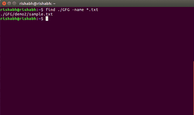 Search a file with pattern