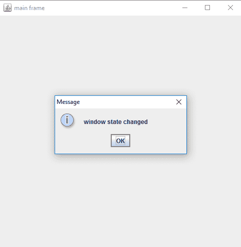 Java AWT | WindowsStateListener-yiteyi-C++库