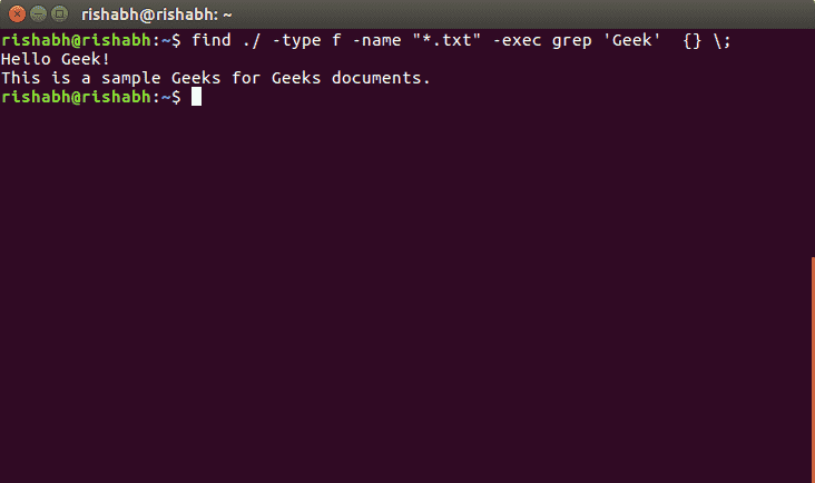 Search text within multiple files