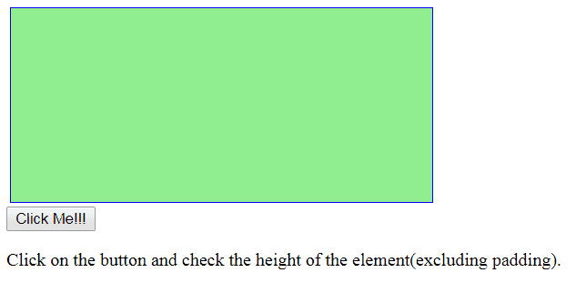jQuery | height（）和innerHeight（）及其示例-yiteyi-C++库