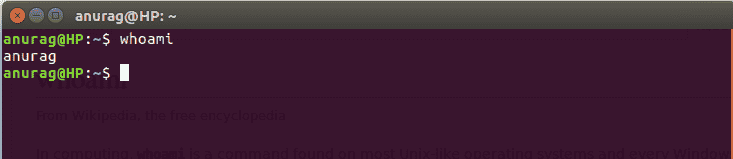 Linux中的whoami命令及其示例-yiteyi-C++库