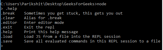 repl help gfg