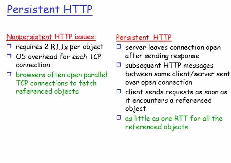 HTTP非持久性和持久性连接|集1-yiteyi-C++库