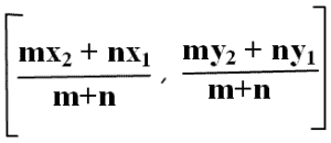 Section formula